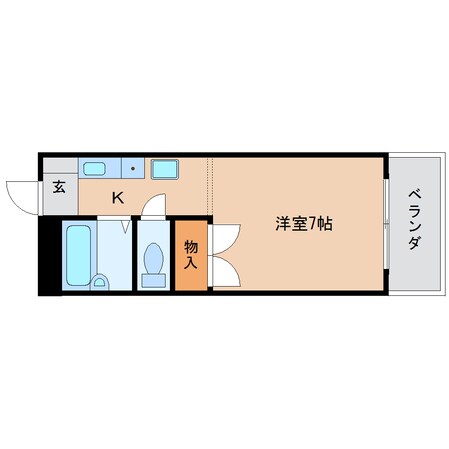 菖蒲池駅 徒歩7分 5階の物件間取画像